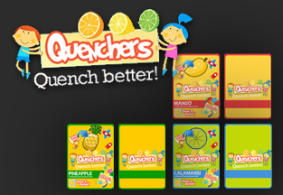 Quenchers | Juice Pack Design
