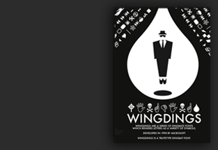 Wingdings Typography | Poster